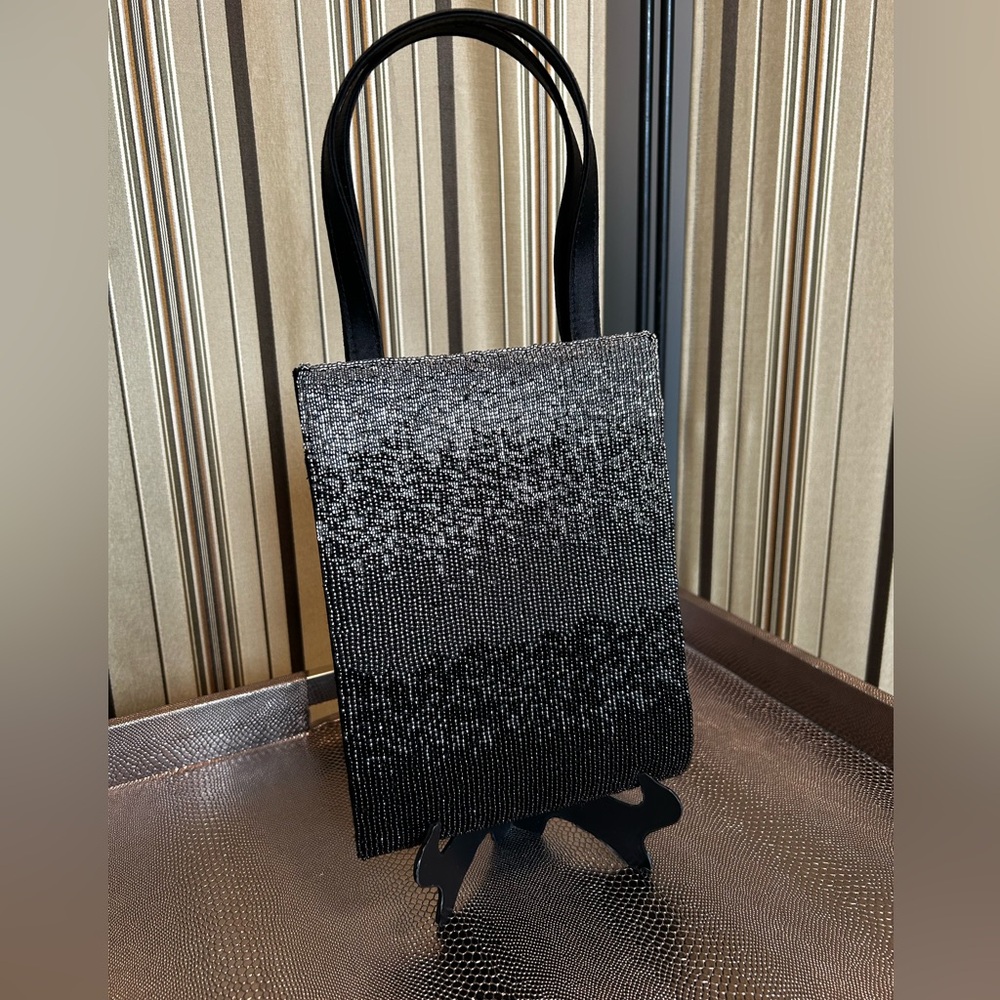 Beaded evening tote